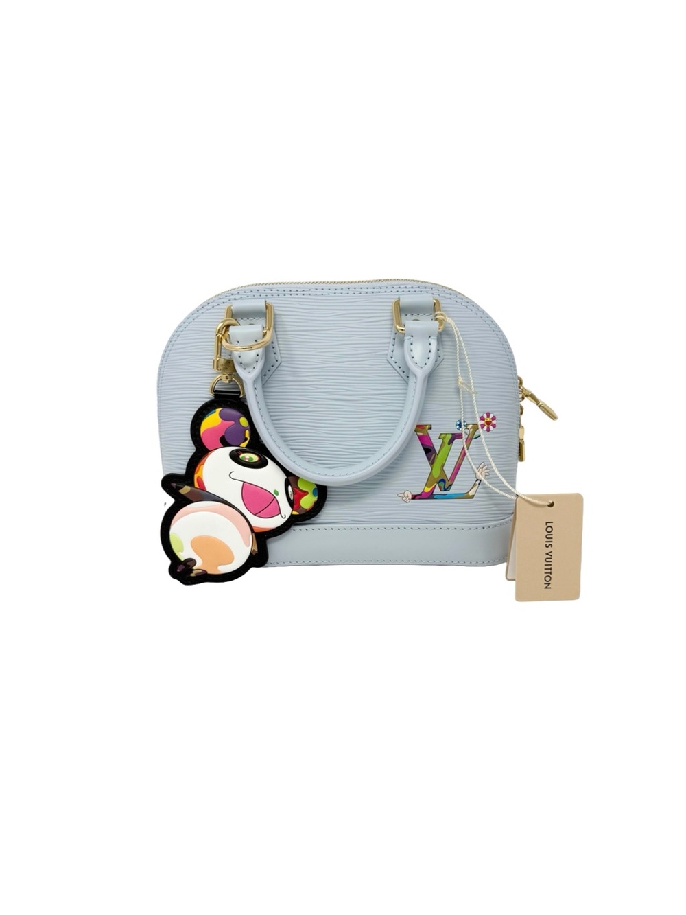 Louis Vuitton Takashi Murakami Alma BB Epi Blue Multicolor Panda - Picture 16 of 16